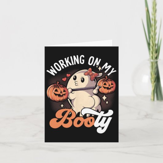 Arbeiten an meinem Hintern Karte (Vorderseite)