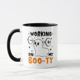 Arbeiten an meinem Hintern Niedlich Halloween Tasse