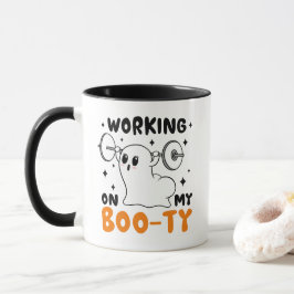 Arbeiten an meinem Hintern Niedlich Halloween Tasse