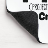 Arbeiten an meinen PHD-Projekten zur Hälfte beim E Mousepad (Ecke)