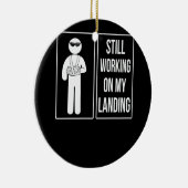 Arbeiten an meiner Landung mit zerbrochenem Arm Keramik Ornament (Rechts)