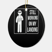 Arbeiten an meiner Landung mit zerbrochenem Arm Keramik Ornament (Links)