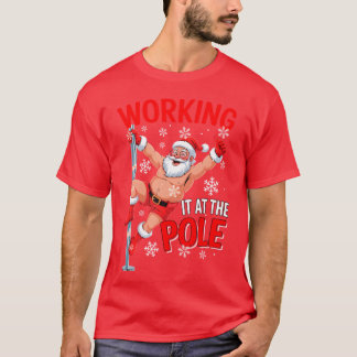 Arbeiten bei Pole Santa Tanz-Witz Dirty - Design T-Shirt
