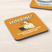 Arbeiten: Cut to Facebook Time Getränkeuntersetzer (Linke Seite)