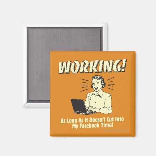 Arbeiten: Cut to Facebook Time Magnet (Vorderseite/Rückseite)