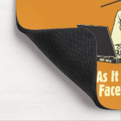 Arbeiten: Cut to Facebook Time Mousepad (Ecke)