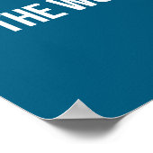 Arbeiten Dotheworkdesigns Klein Schwarz Poster (Ecke)