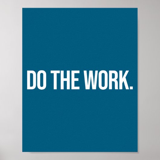 Arbeiten Dotheworkdesigns Klein Schwarz Poster (Vorne)