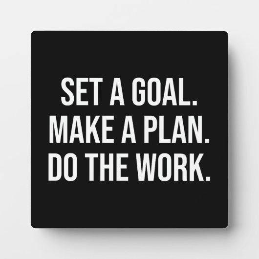 Arbeiten - Erfolgreiches Hustle Gym Motivierend Fotoplatte (Vorderseite)