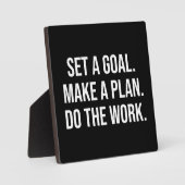 Arbeiten - Erfolgreiches Hustle Gym Motivierend Fotoplatte (Vorderseite)