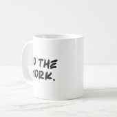 Arbeiten - Erfolgreiches Hustle Gym Motivierend Kaffeetasse (Vorderseite Links)