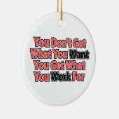 Arbeiten für das inspirierende Sprichwort Keramik Ornament (Rechts)