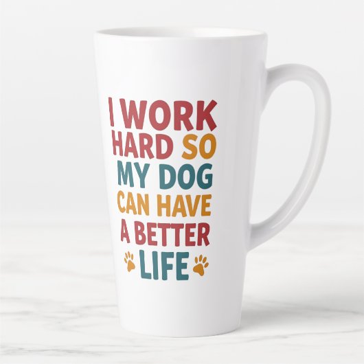Arbeiten für meinen Hund Milchtasse (Rechts)