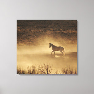 Arbeiten herauf die Ränge Leinwanddruck