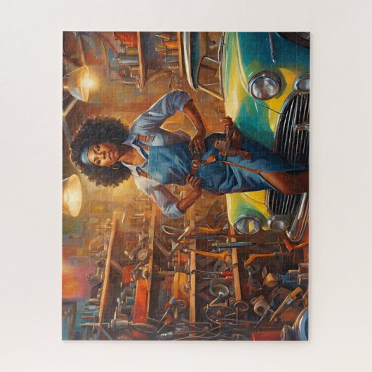 Arbeiten im Laden Puzzle (Vertikal)