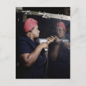 Arbeiten in der Fabrik Postkarte (Vorderseite)