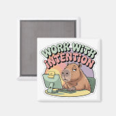 Arbeiten mit Absicht Magnet (Vorderseite/Rückseite)