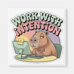 Arbeiten mit Absicht Magnet