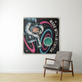 Arbeiten mit Absicht Wandteppich (Beispiel (Horizontal))
