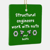 Arbeiten mit Nuts Keramikornament (Rechts)