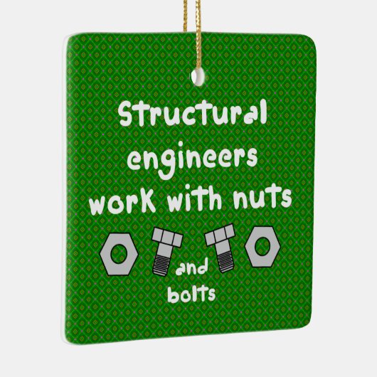 Arbeiten mit Nuts Keramikornament (Rechts)