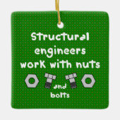 Arbeiten mit Nuts Keramikornament (Vorderseite)