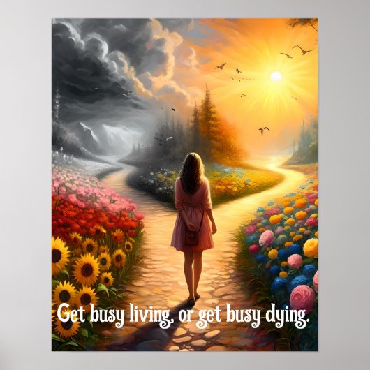 Arbeiten oder beschäftigen Sie sich mit dem Sterbe Poster (Vorne)