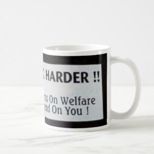 arbeiten schwerer kaffeetasse