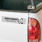 ARBEITEN SCHWERER - Millionen Leute auf Wohlfahrt Autoaufkleber (Auf Lkw)
