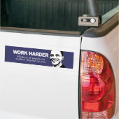 ARBEITEN SCHWERER - Millionen Leute auf Wohlfahrt Autoaufkleber (Auf Lkw)