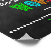 Arbeiten Sie gemeinsam mit Office-Klassenzimmer-Po Poster (Ecke)