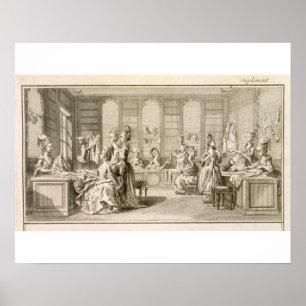 Arbeiten Sie Geschäft, von der "Enzyklopädie" Poster