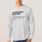 Arbeiten Sie hart. Markt härter. Lagh Always - Fun T-Shirt (Vorderseite)