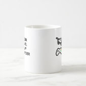 Arbeiten Sie hart, spielen Sie so hart Statement D Kaffeetasse (Mittel)