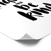 Arbeiten Sie hart und seien Sie ein Motivierend Ko Poster (Ecke)