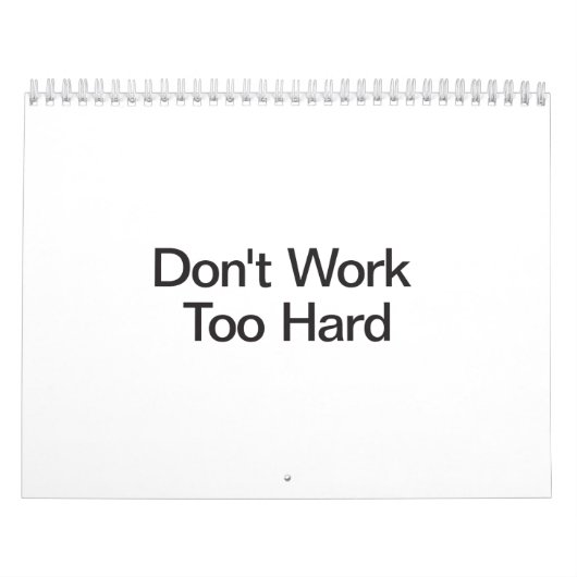 Arbeiten Sie nicht zu hart.ai Kalender (Titelbild)