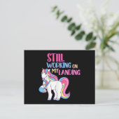 Arbeiten Sie noch an meinem Landereignis gebrochen Postkarte (Stehend Vorderseite)