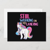 Arbeiten Sie noch an meinem Landereignis gebrochen Postkarte (Vorne/Hinten)