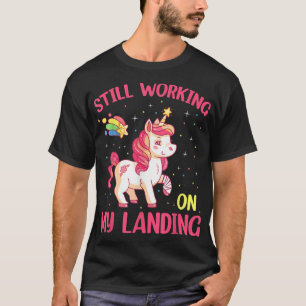 Arbeiten Sie noch an meinem Landereignis gebrochen T-Shirt
