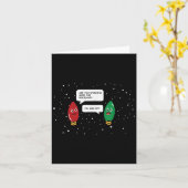 Arbeiten Sie über Weihnachten Karte (Gelbe Blume)