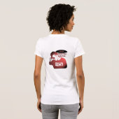Arbeiten Sie V - Hals aus T-Shirt (Schwarz voll)