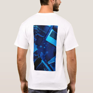 Arbeiten Sie von Zuhause Freelancer Computer Setup T-Shirt