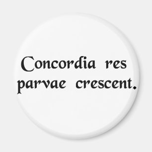 Arbeiten Sie zusammen, um mehr zu vollenden Magnet