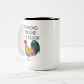 Arbeiten um den Klempner Zweifarbige Tasse (Vorderseite Links)