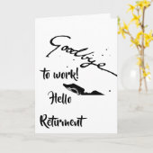 **ARBEITEN UND HELLO BIS** ***RENTENVERKEHR*** KARTE (Gelbe Blume)