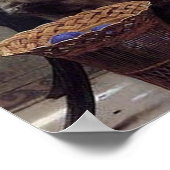 "Arbeiten unterbrochen" von Bouguereau Poster (Ecke)