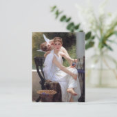 "Arbeiten unterbrochen" von Bouguereau Postkarte (Stehend Vorderseite)