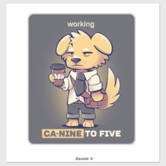 Arbeiten von CaNINE zu FÜNF Aufkleber