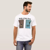Arbeiten von Jules Verne T-Shirt (Vorne ganz)