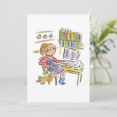 Arbeiten von Zuhause Einladung (Stehend Vorderseite)